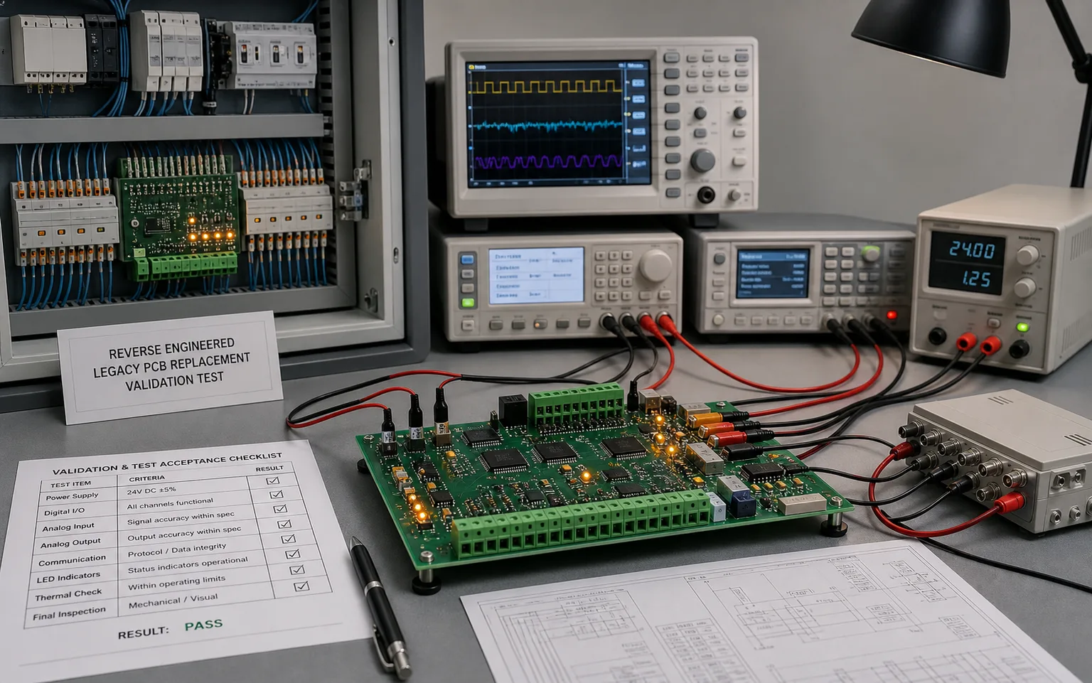 PCB Design 03 validation test bench