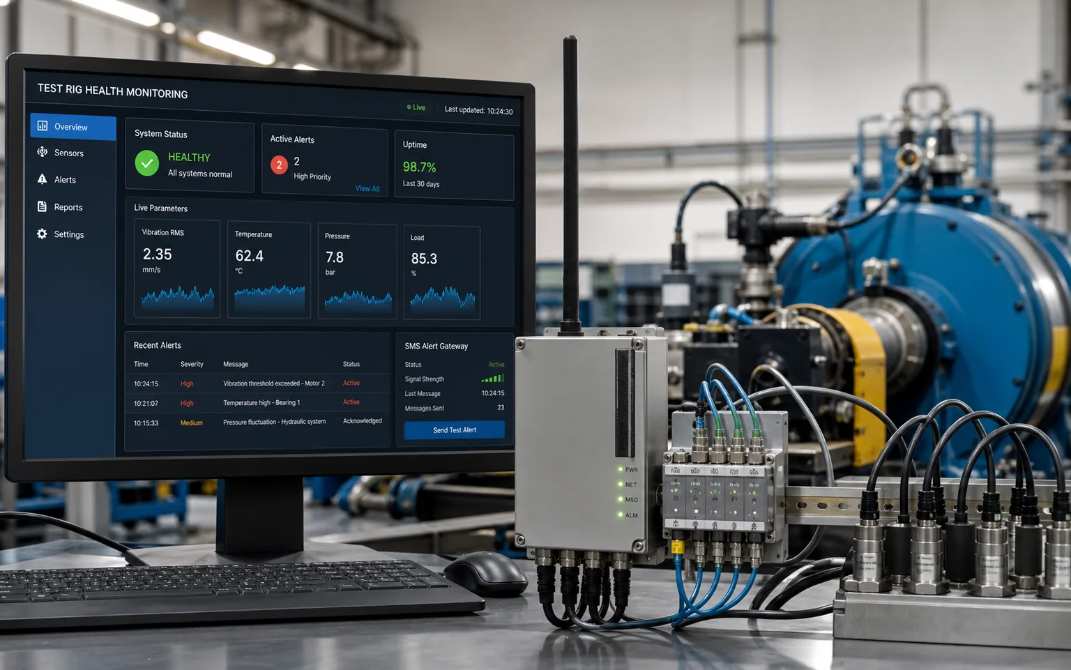 Smart Test Rig Health Monitoring & Predictive Maintenance 01 cover